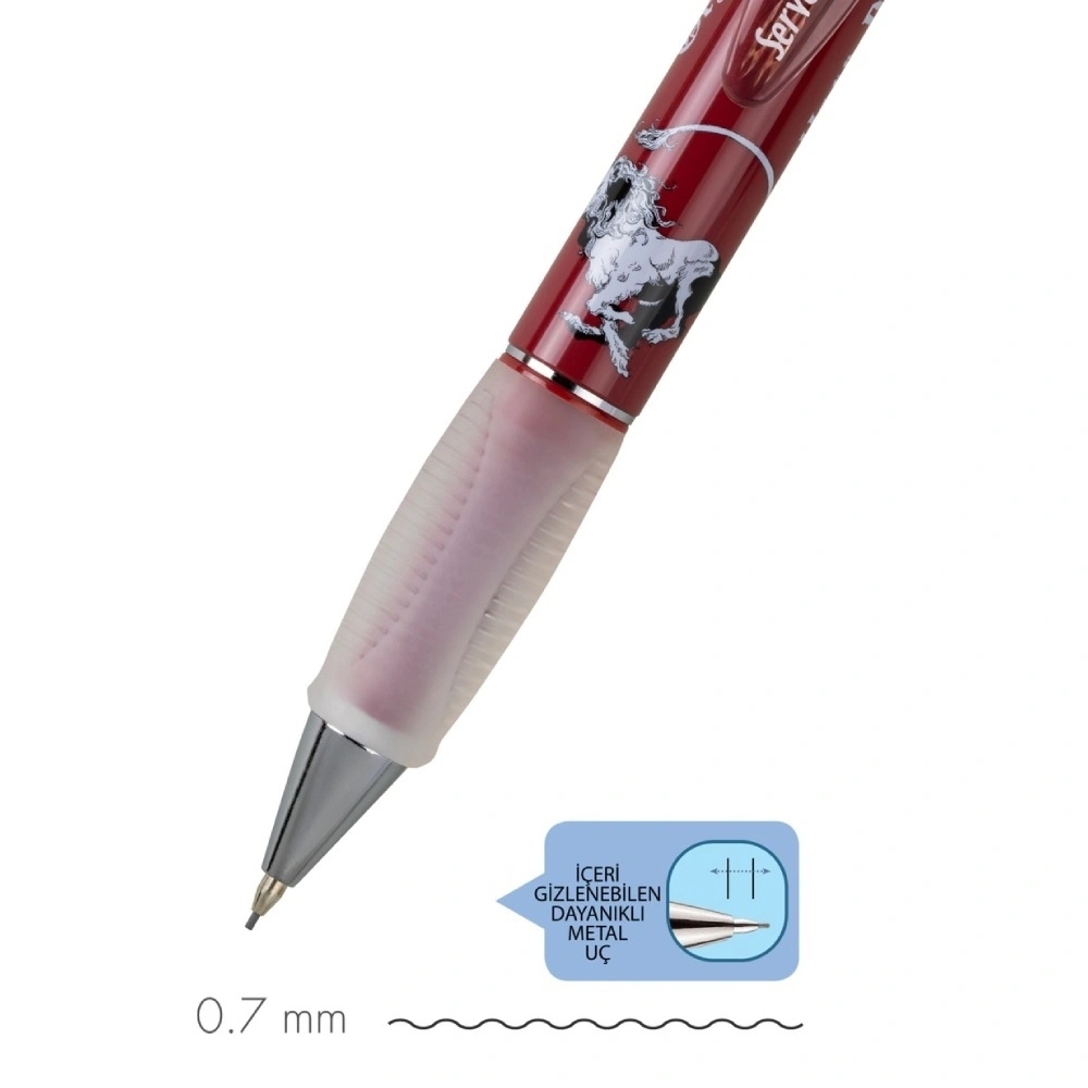 Serve Deep Mekanik Kurşun Kalem Versatil 07mm Harry Potter Gryffindor