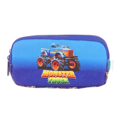 Kaukko Kids&Love 3 Bölmeli Kalem Çantası Cube Monster Truck L8176