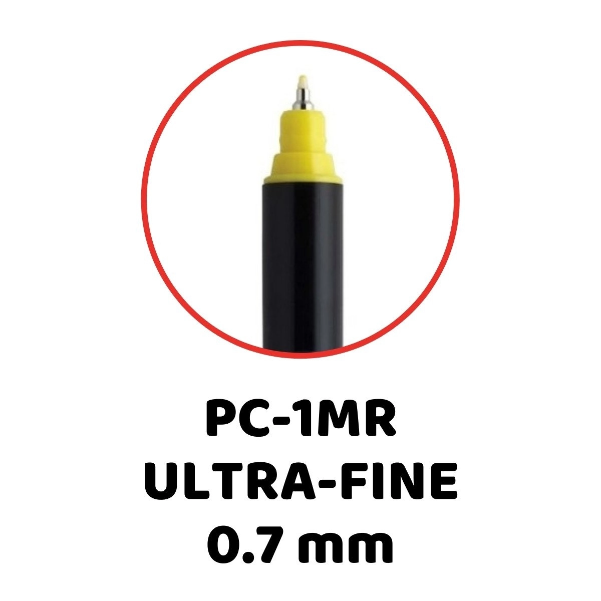 Uni Posca Su Bazlı Marker Seti PC-1MR Ultra Fine 0.7mm 8li