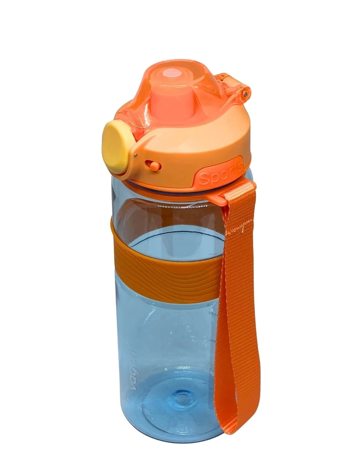 Vagon Life 800ml Rahat İçim El Askılı Kilitli Kapaklı Tritan Su Matarası VGN046 Turuncu