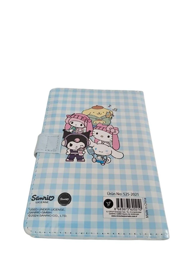 Victoria’s Journals Hello Kitty ve Arkadaşları Kalp Kilitli Günlük A6 Defter 192 sayfa 80 gram 525-2021