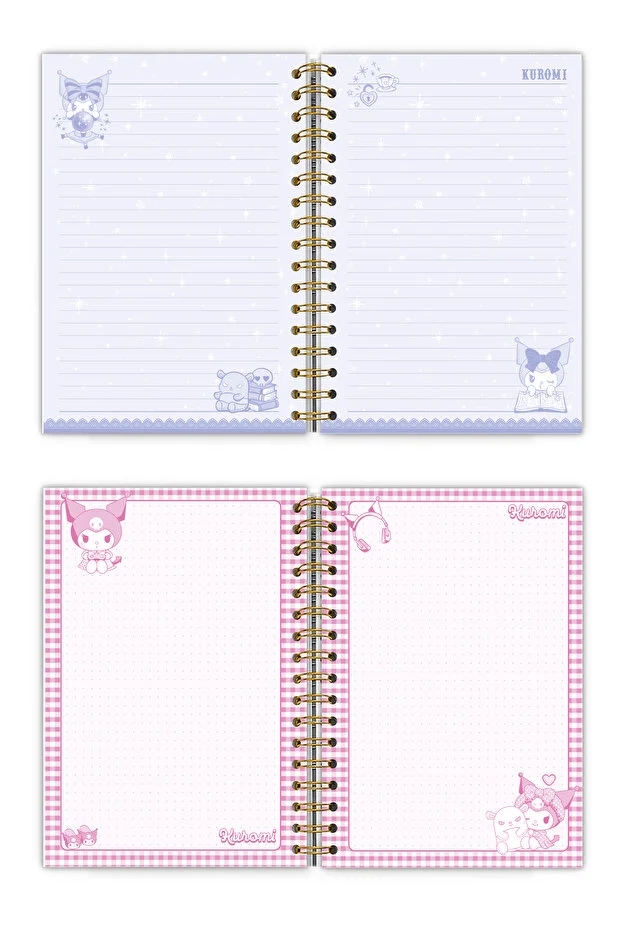 Victoria’s Journals Kuromi Gizli Spiralli Planlayıcı Journal 17x24 cm 524-1852
