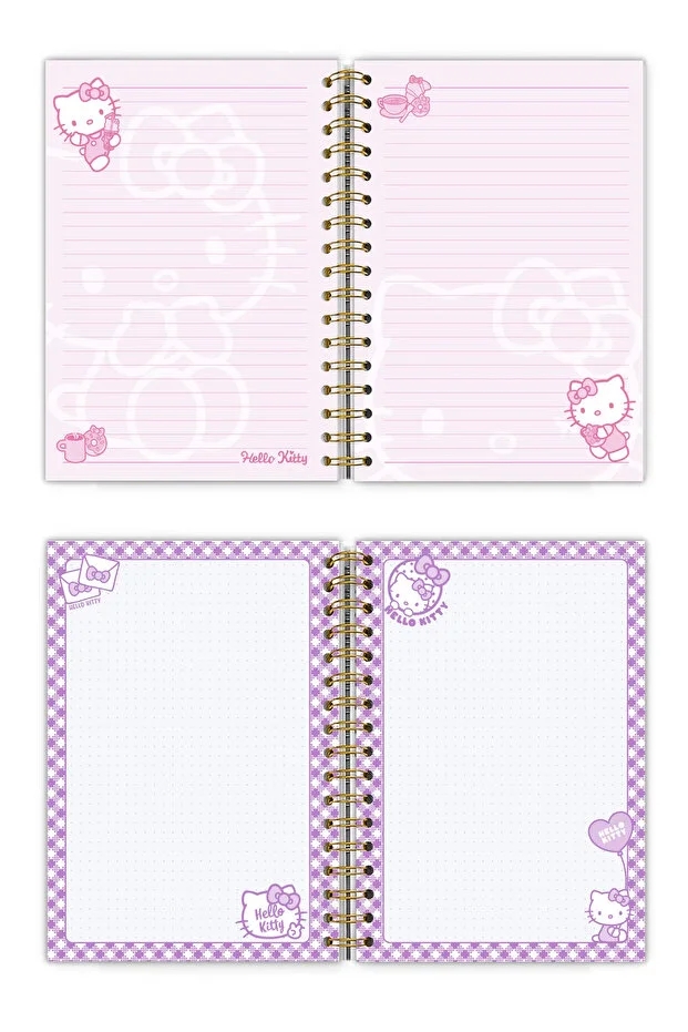 Victoria’s Journals Hello Kitty Gizli Spiralli Planlayıcı Journal 17x24 cm 524-1819