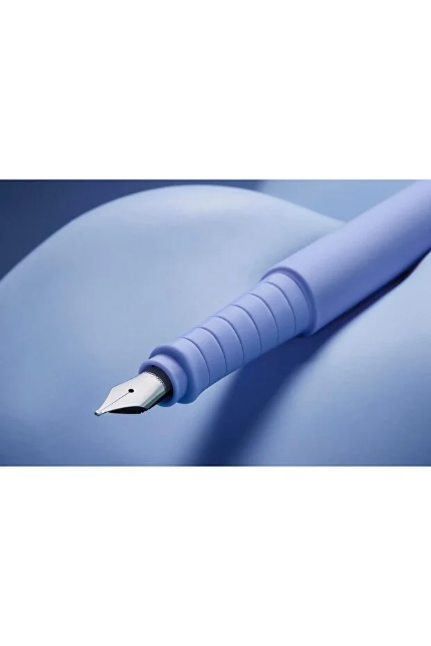 Faber Castell Grip 2011 Hediye Seti Pale İris Metal Kutu Dolma Kalem Ve Tükenmez Kalem Mavi