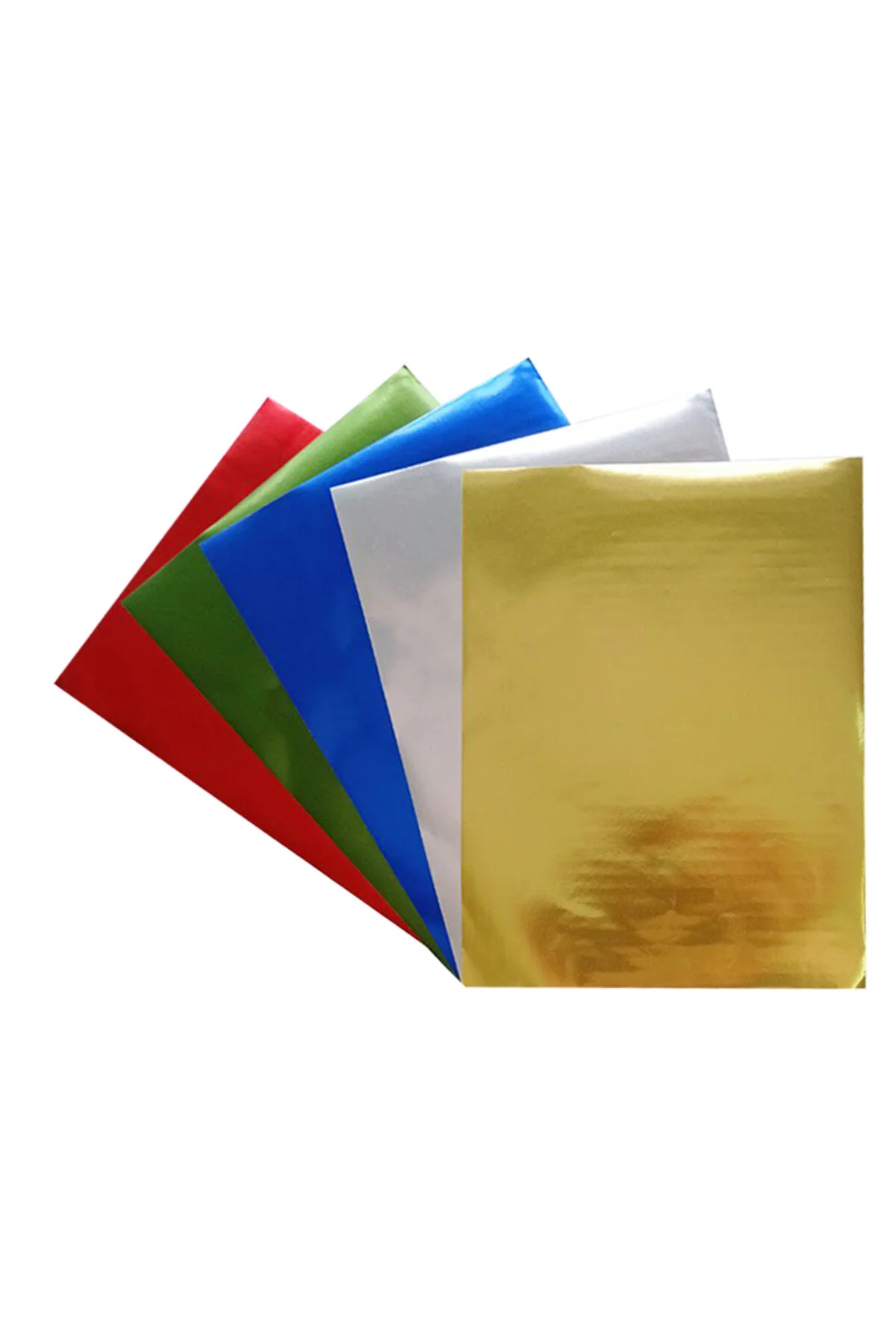 Lino 23x33 Aynalı Kağıt 5 Renk 10 Adet  2708J