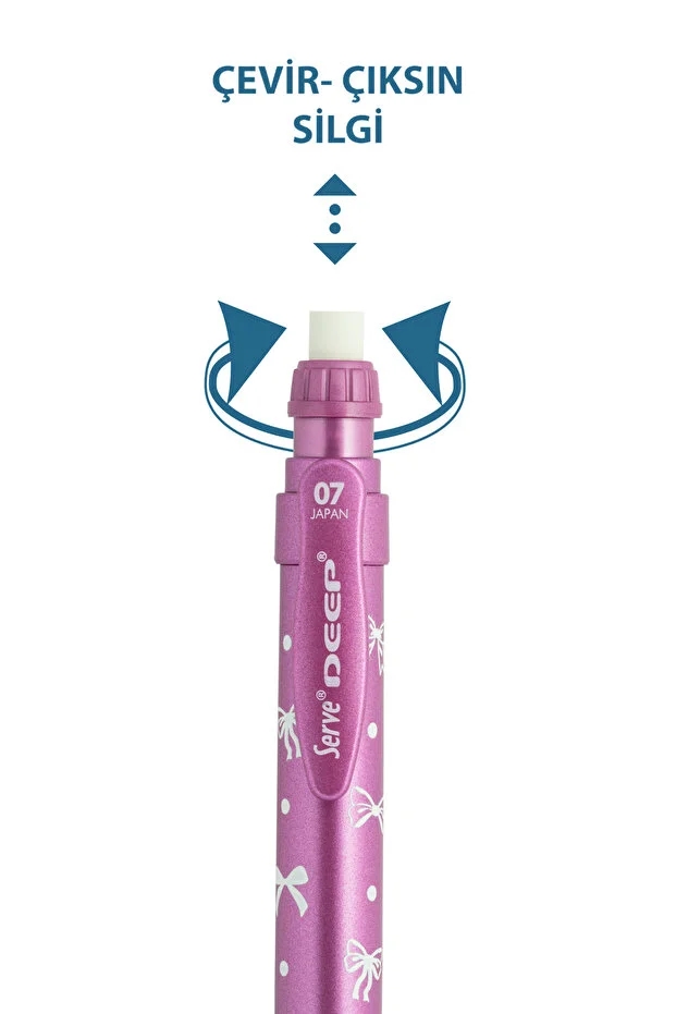 Serve Deep Versatil Kalem Sketch Serisi 0.7mm – Metalik Princess Pink