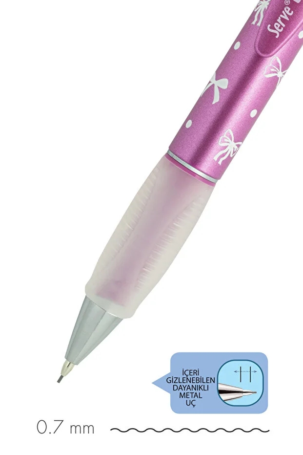 Serve Deep Versatil Kalem Sketch Serisi 0.7mm – Metalik Princess Pink