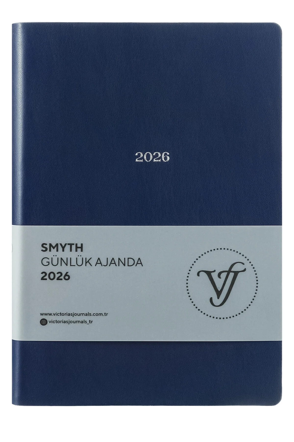 Victoria’s Journals Smyth Esnek Kapak A5 2026 Günlük Ajanda Lacivert 226-2412