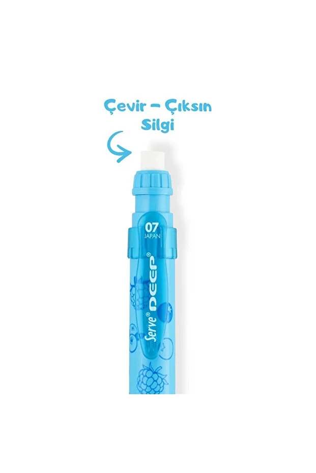 Serve Deep Meyve Serisi 0.7mm Neon Mavi Böğürtlen