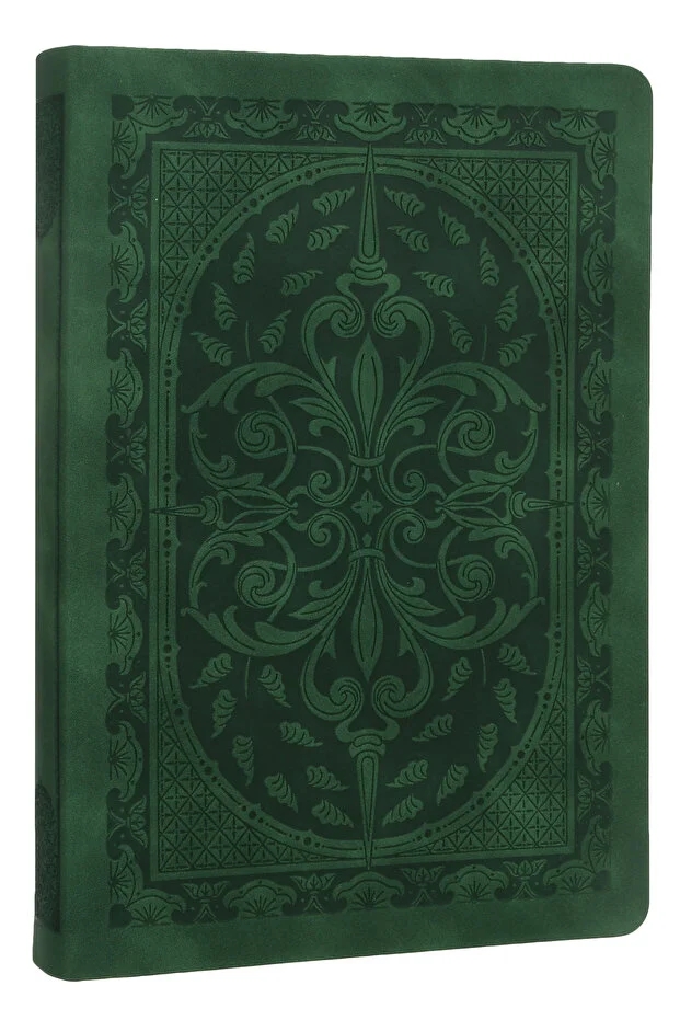 Victoria’s Journals Vintage Old Book Journal Defter 14x20 cm 80 gr 160 Yaprak Çizgili Koyu Yeşil