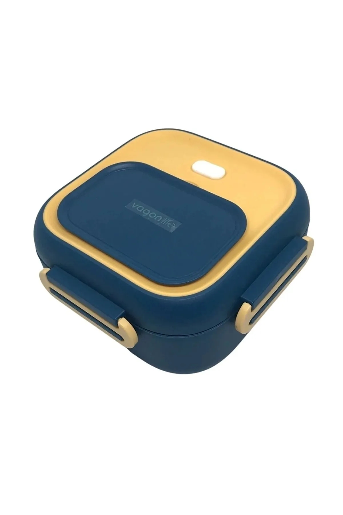 Vagonlife Beslenme Kabı Çelik Hazneli Lunch Box Bl2107 Mavi