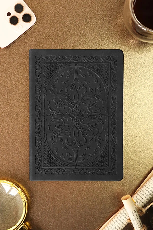 Victoria’s Journals Vintage Old Book Journal Defter 14x20 cm 80 gr 160 Yaprak Çizgili Siyah 124-1695