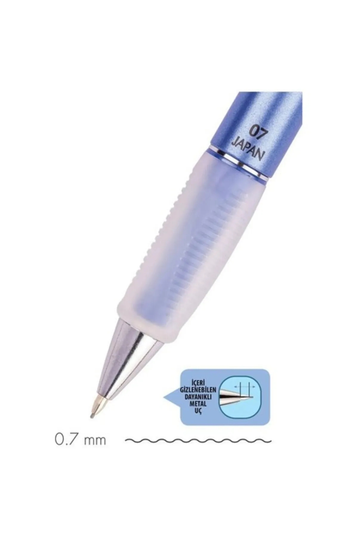 Serve Deep Versatil Uçlu Kalem 0.7mm - Metalik Mor