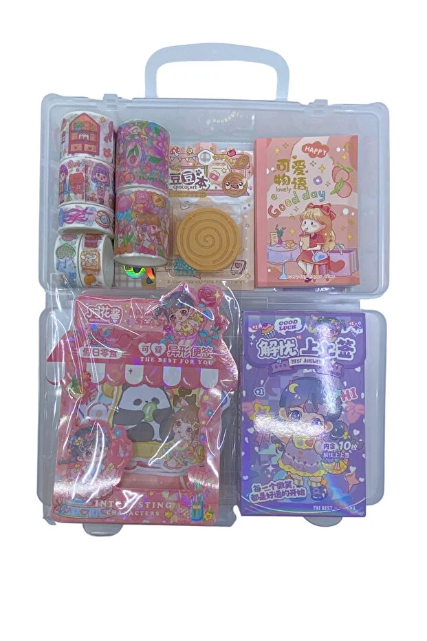 Munis Kawaii World Sürpriz Sticker & Washi Bant Seti