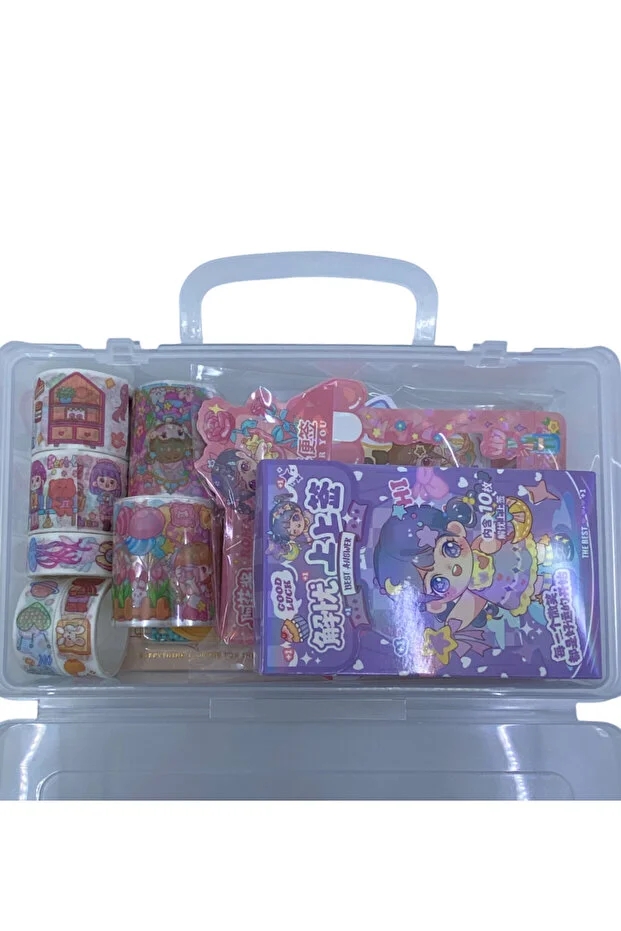Munis Kawaii World Sürpriz Sticker & Washi Bant Seti