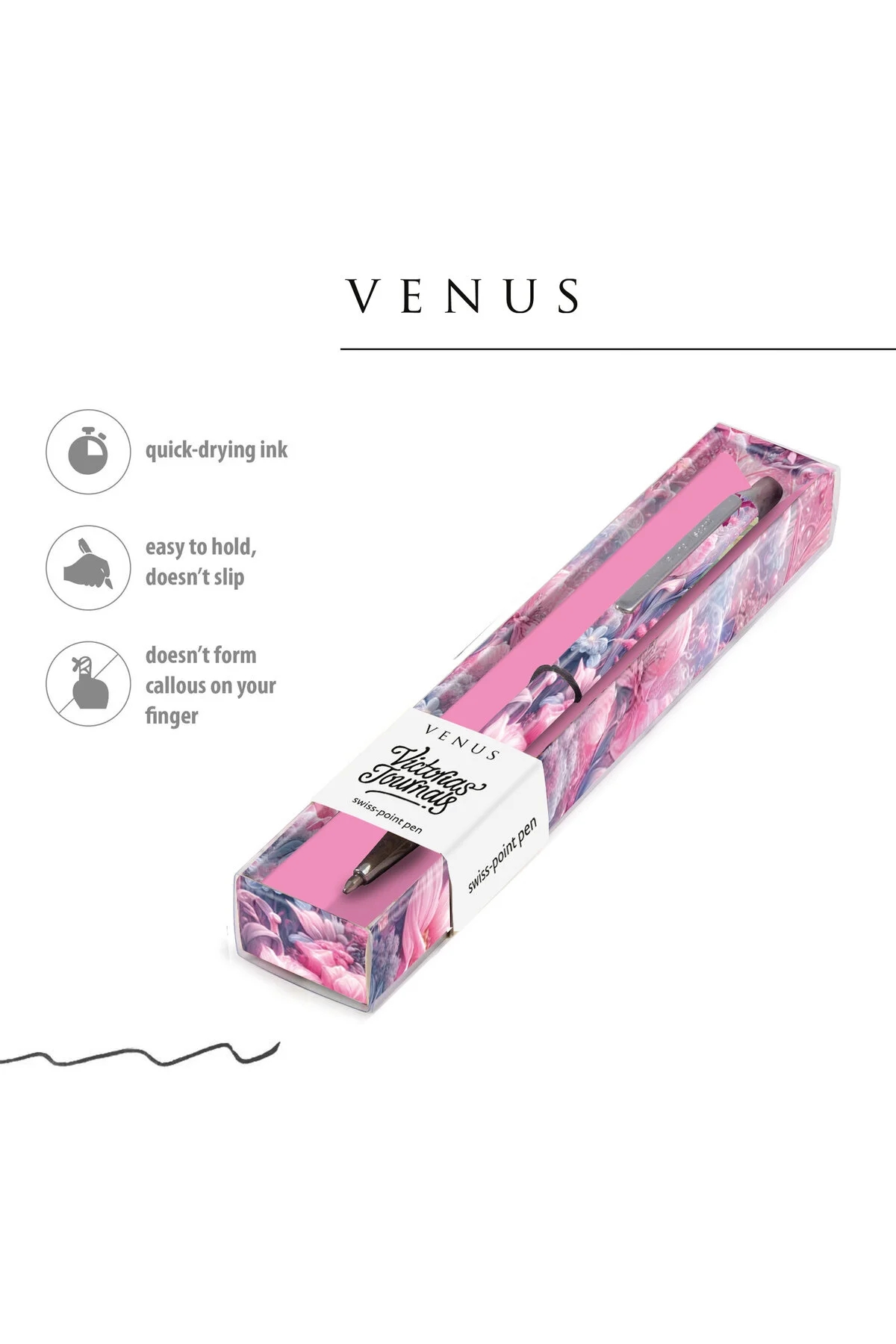 Victoria's Journals VENUS 0.7 mm Mavi Tükenmez Kalem 320-2187 - KİTOY