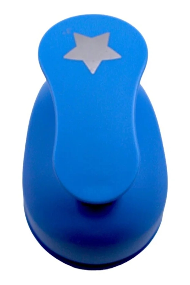 Bu-bu Şekilli Eva ve Kağıt Delgeç Yıldız  3’’  7.6cm  XL
