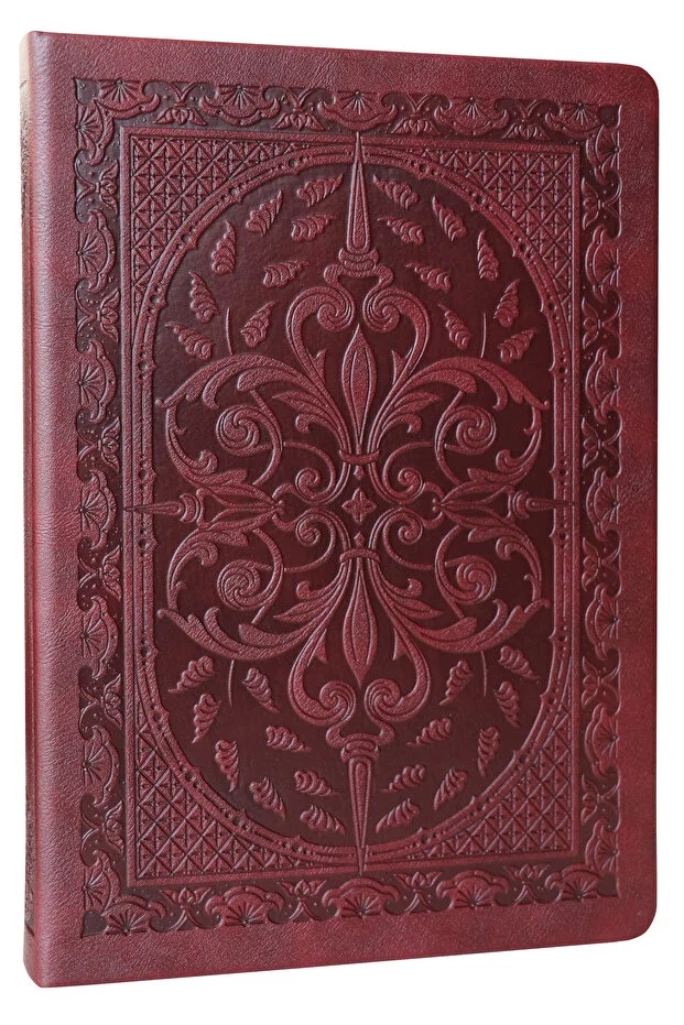 Victoria’s Journals Vintage Old Book Journal Defter 14x20 cm 80 gr 160 Yaprak Çizgili Bordo 124-1696