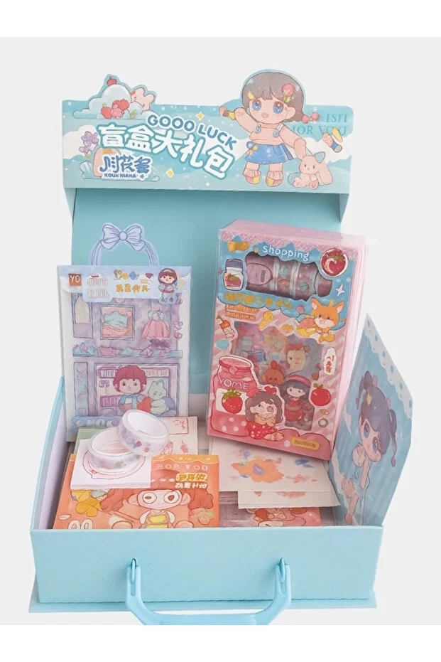 Munis Sürpriz Sticker Kutusu – Kawaii - Anime Dünyasının Eğlenceli Stickerları