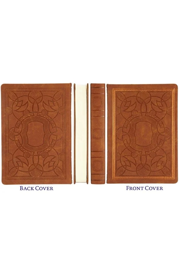 Victoria’s Journals Vintage Old Book Journal Defter 14x20 cm 80 gr 160 Yaprak Çizgili Kahverengi 8682 