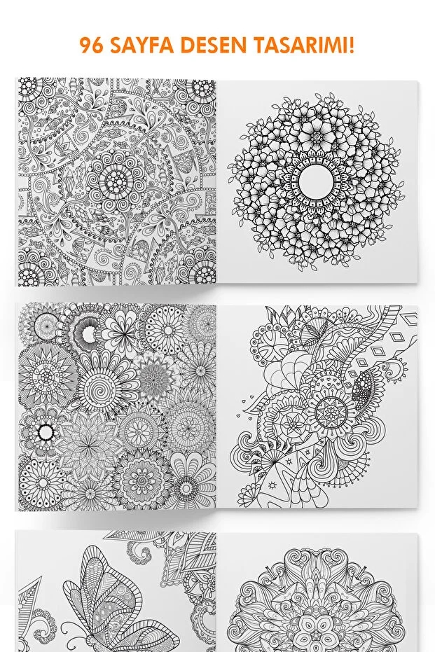 ÇİZGİLERİN BÜYÜSÜ – Her Yaş İçin Mandala - Çek Kopar