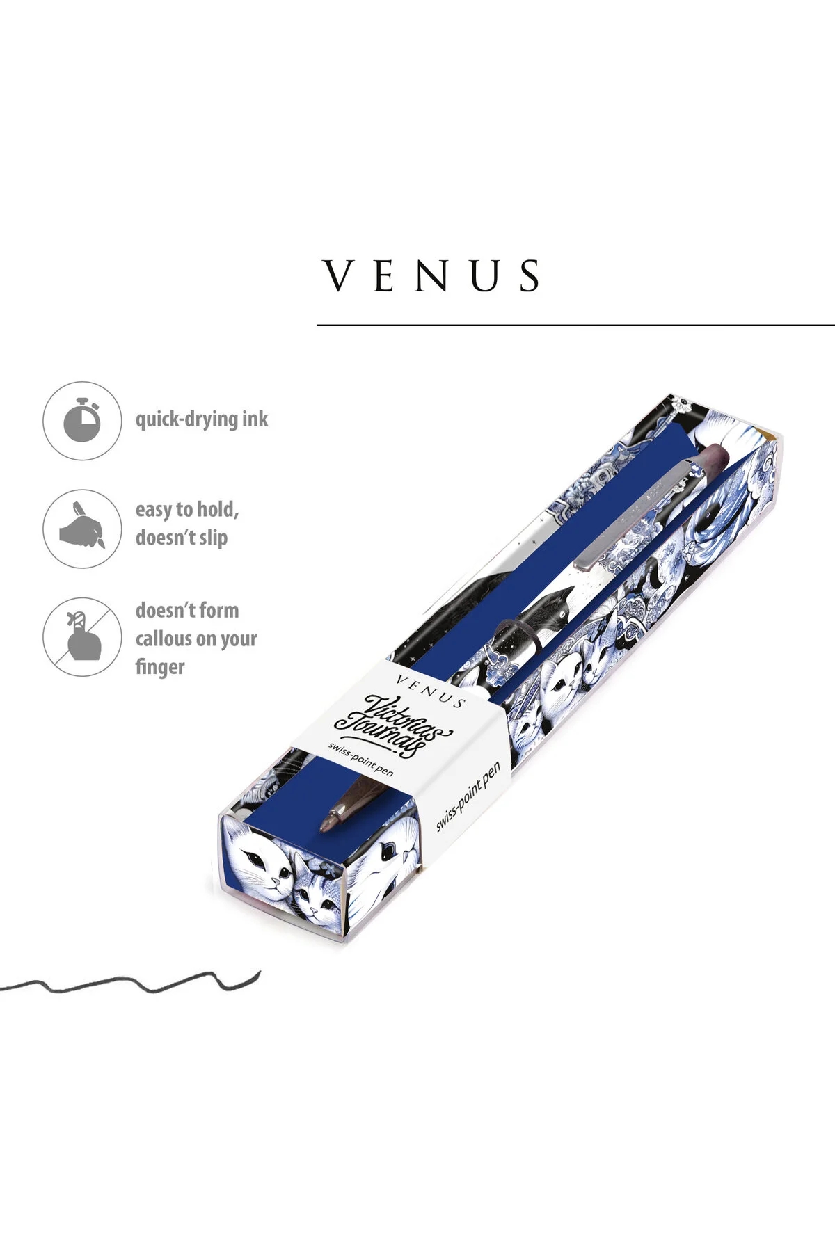 Victoria’s Journals VENUS 0.7 mm Mavi Tükenmez Kalem 320-2188
