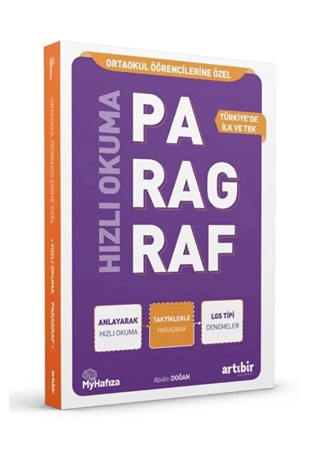 Artıbir Yayınları Hızlı Okuma Paragraf Soru Bankası Tüm Ortaokul Öğrencilerine Özel 5. 6. 7. 8. Sınıflar My Hafıza