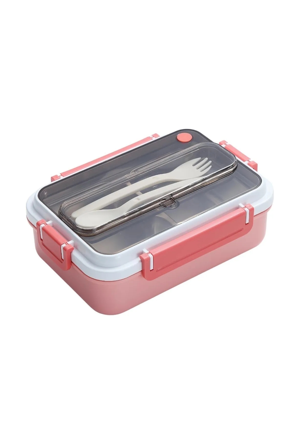  Vagonlife Yemek Kabı Üç Bölmeli Lunch Box 1000 ml VGN528 Pembe