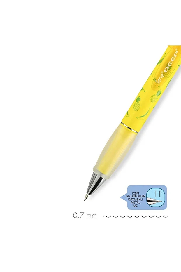 Serve Deep Meyve Serisi 0.7mm Neon Sarı Muz ve Ananas