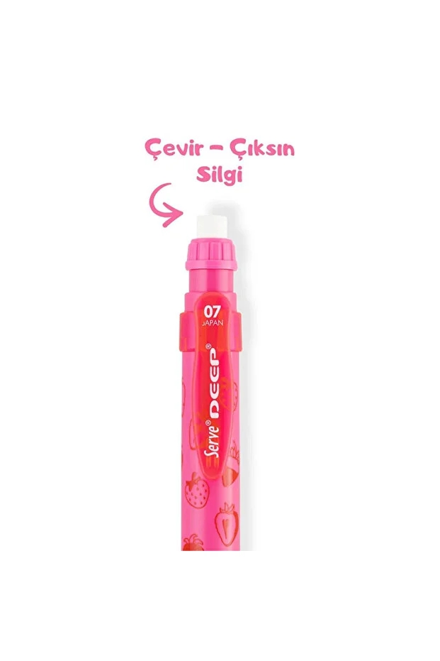 Serve Deep Meyve Serisi 0.7mm Neon Pembe Çilek