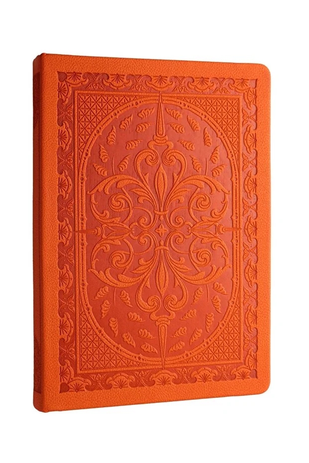 Victoria’s Journals Vintage Old Book Journal Defter 14x20 cm 80 gr 160 Yaprak Çizgili Turuncu