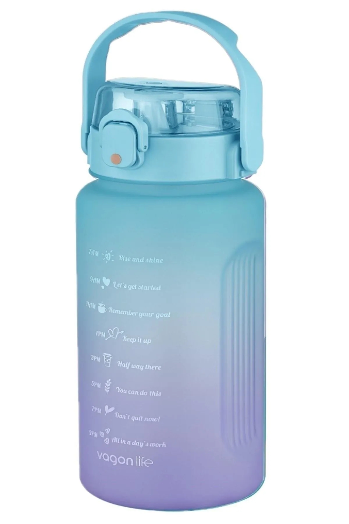 Vagonlife Su Matarası 1500 ml VGN2213 Mavi Mor