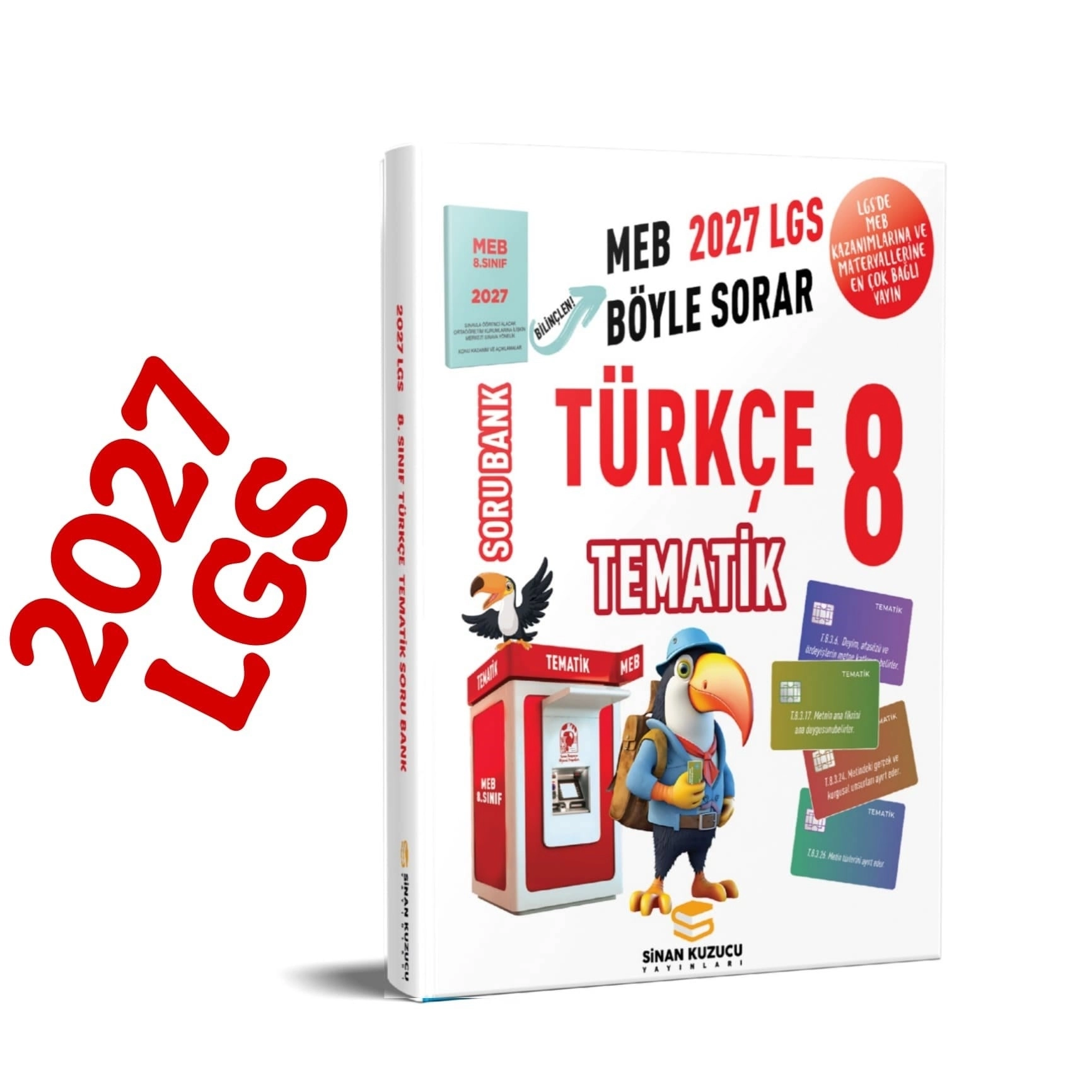 Sinan Kuzucu Yayınları 2027 LGS MEGA SET SAYISAL VE SÖZEL TÜM KİTAPLAR TOPLAM 19 KİTAP