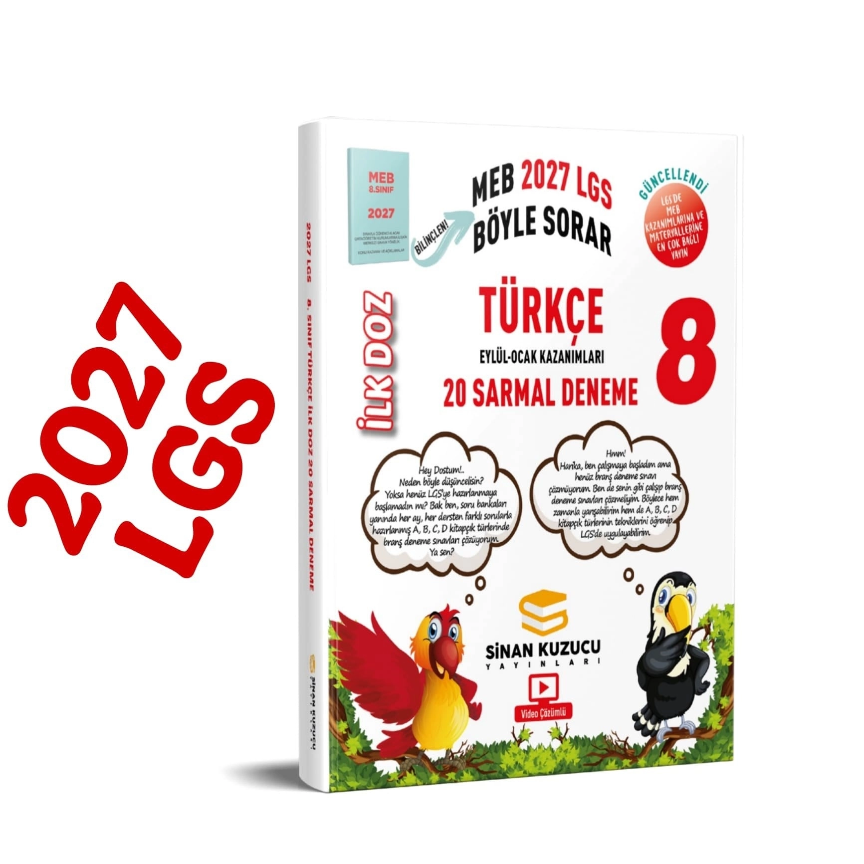Sinan Kuzucu Yayınları 2027 LGS MEGA SET SAYISAL VE SÖZEL TÜM KİTAPLAR TOPLAM 19 KİTAP