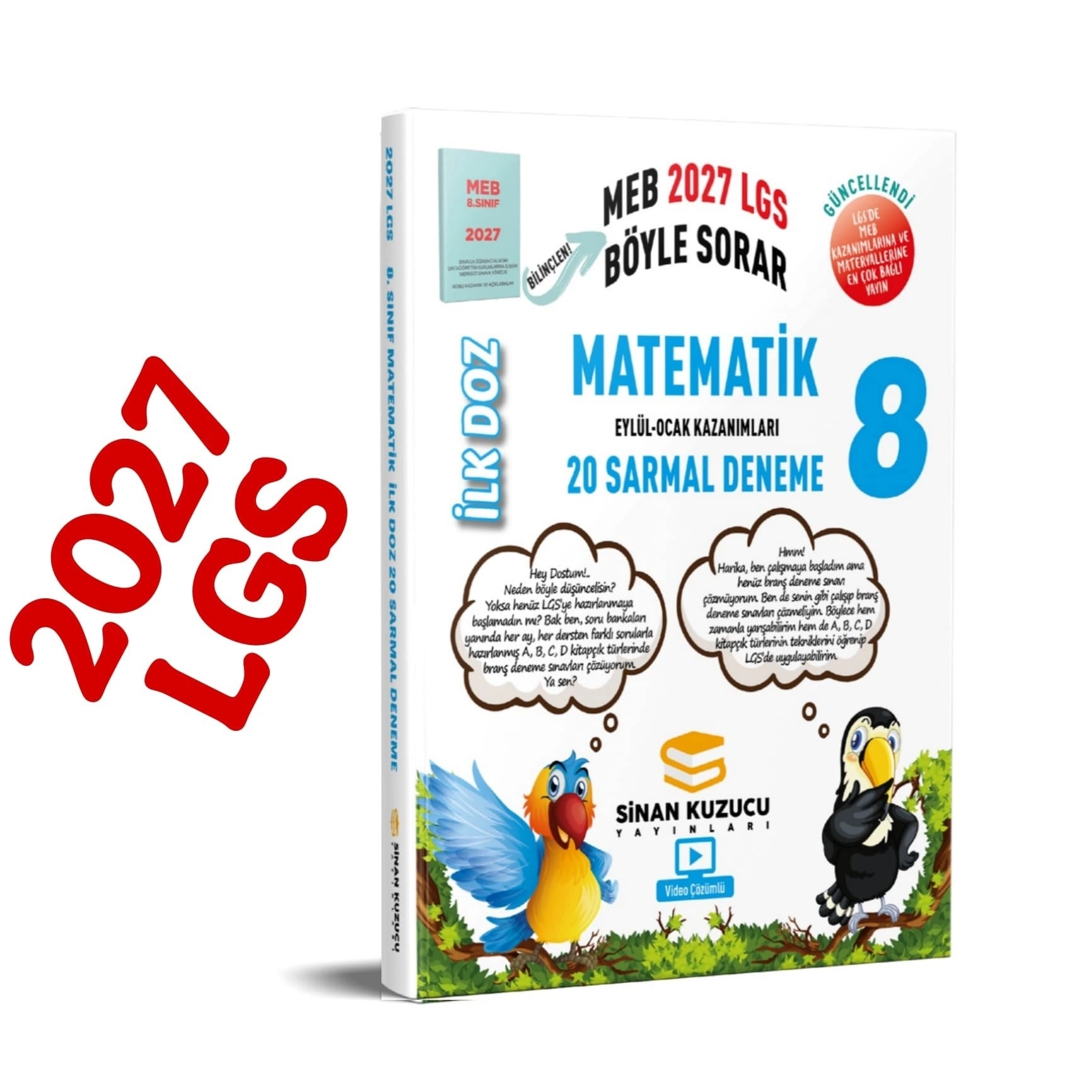 Sinan Kuzucu Yayınları 2027 LGS MEGA SET SAYISAL VE SÖZEL TÜM KİTAPLAR TOPLAM 19 KİTAP