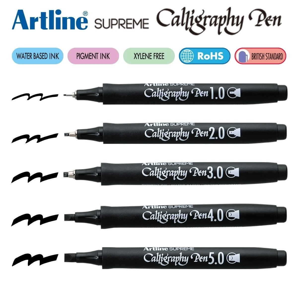 Artline Supreme Kaligrafi Kalemi 1.0 Mavi EPF-241