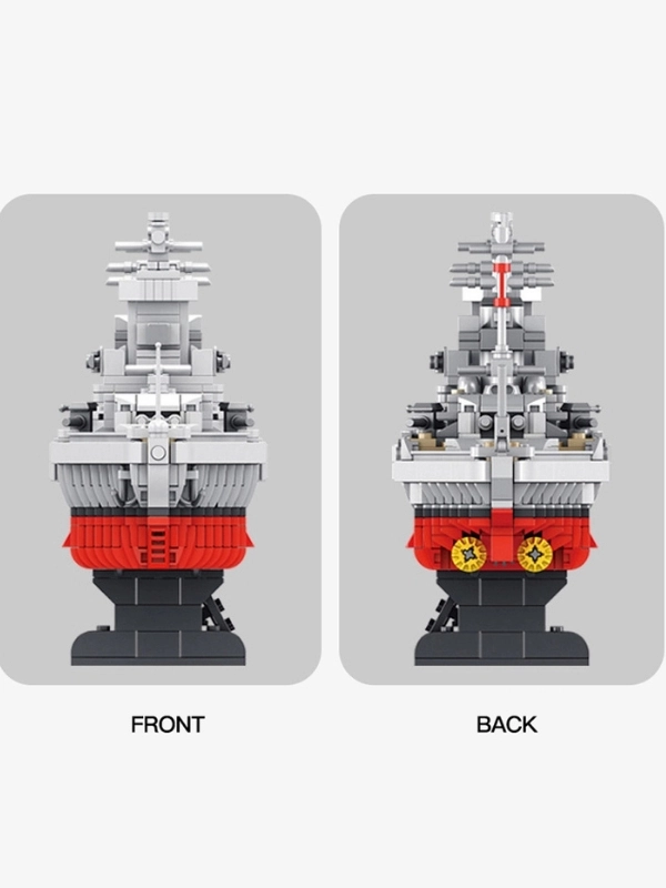 Vagon Life Panlos 637002 Lützow Deutschland BattleShip Sınıfı Zırhlı Savaş Gemisi Lego Seti – 1418 Parça