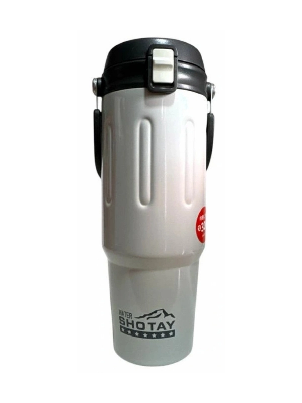 Vagon Life Shotay Çelik Pipetli Termos Matara 900 Ml Gri ST-8168