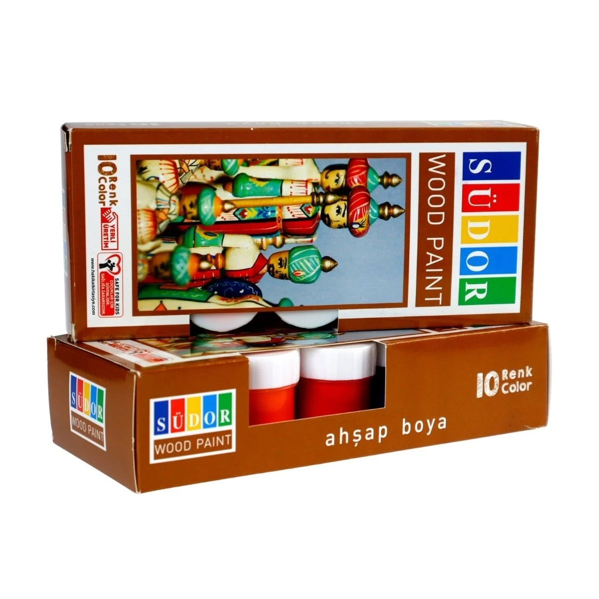 Südor Ahşap Boya Set 20 Ml Şişe 10’lu Takım 10x20ml Kod: SD124