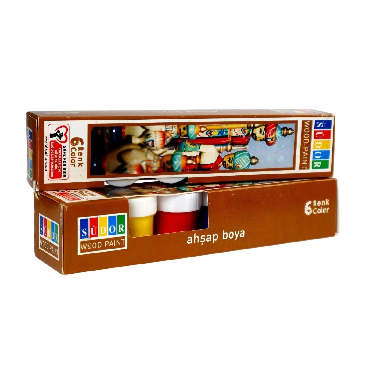 Südor Ahşap Boyası Seti 20 Ml Şişe 6’lı Takım 6x20ml Kod:SD123