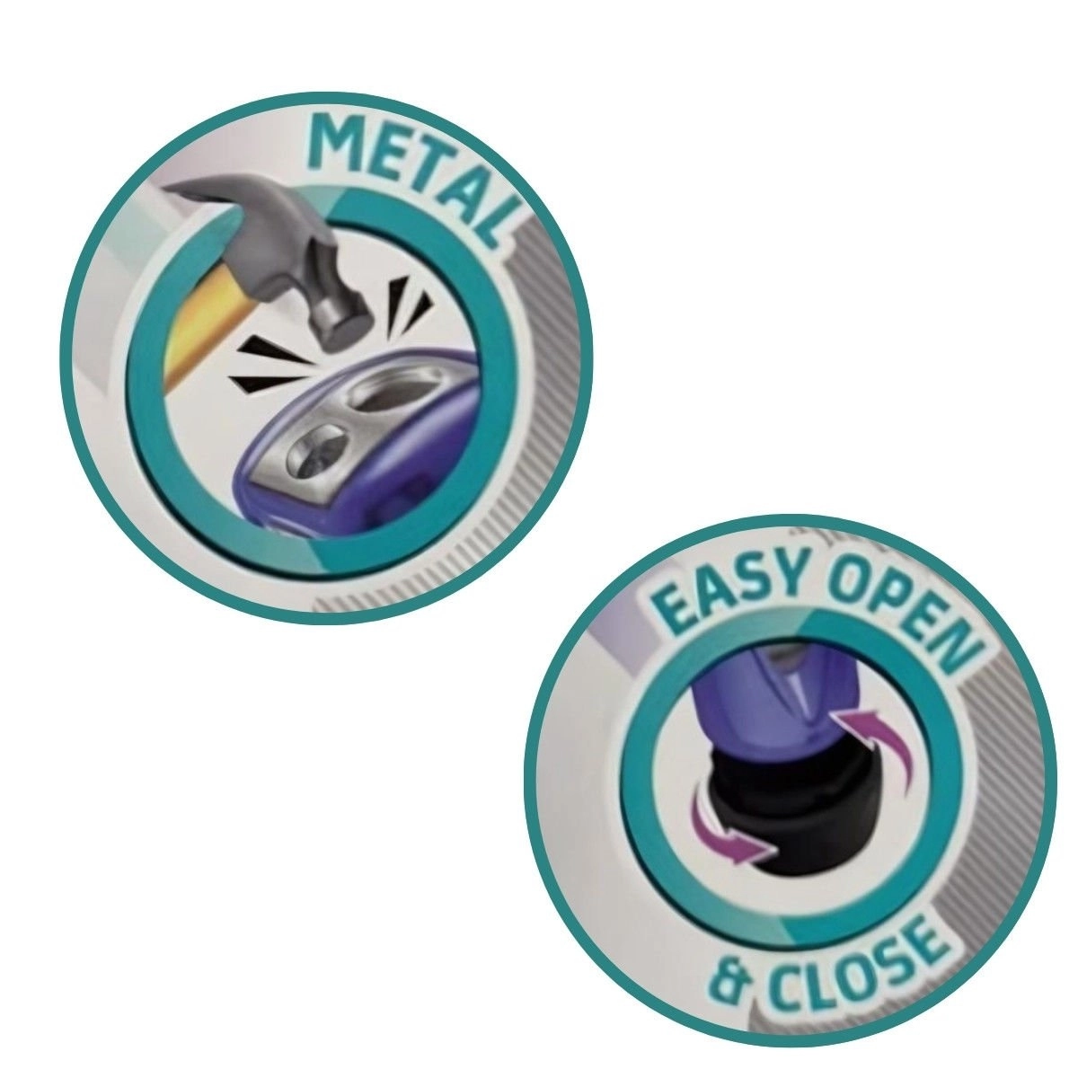 Maped Tonic Çift Delikli Metal Kalemtıraş Hazneli 068611