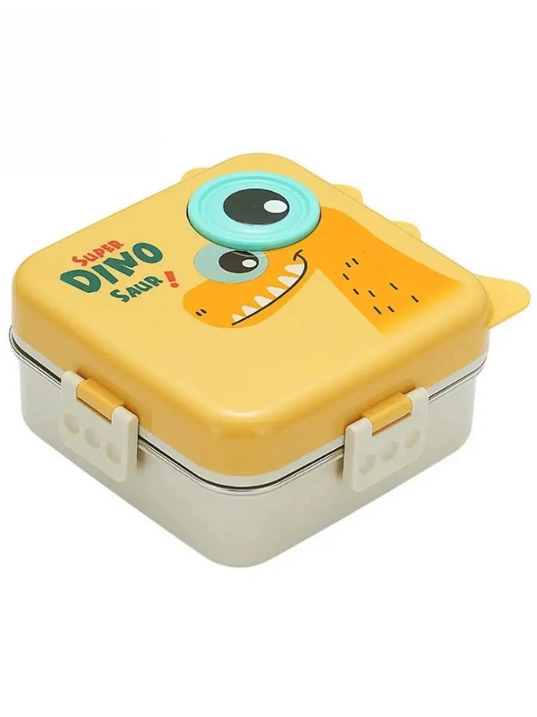 Vagonl Life Lunch Box 1120 ML Sızdırmaz, Karışmaz Üç Bölmeli Sos Kaseli Yeni Nesil Sefer Tası BL10082 Sarı