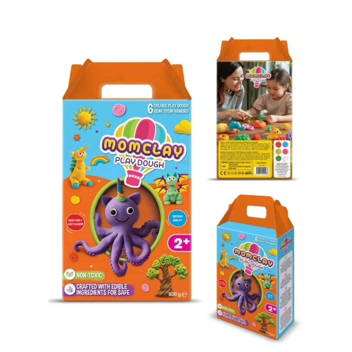 Smarta Momclay Oyun Hamuru 6 Renk x 100gr