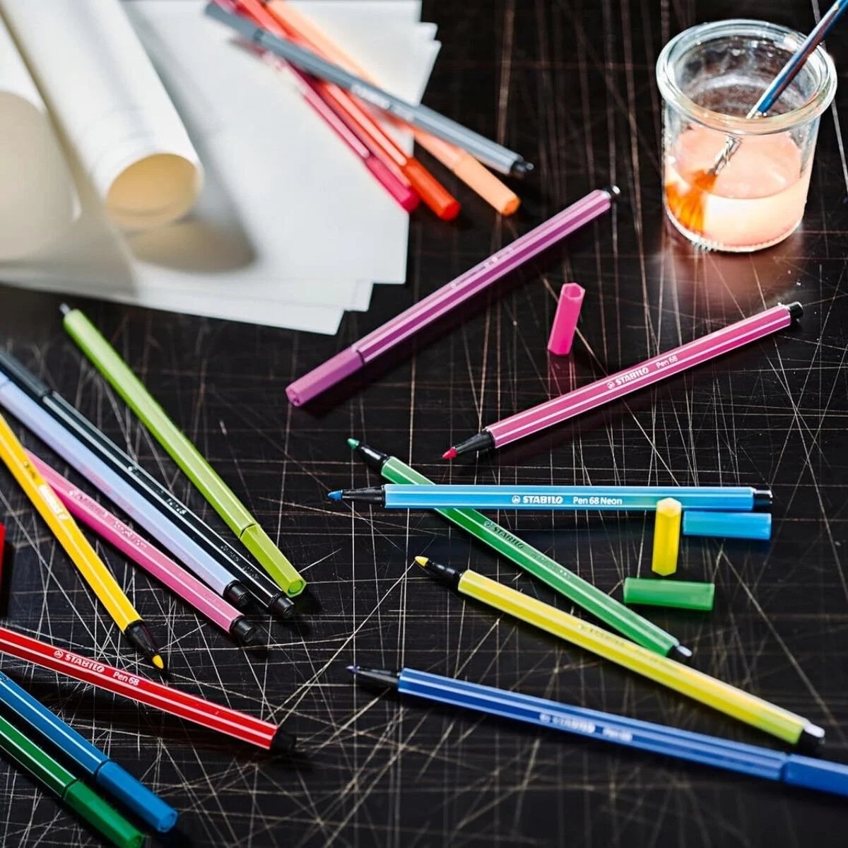 Stabilo Pen 68 ARTY 18li Keçe Uçlu Boya Kalemi 18 Renk