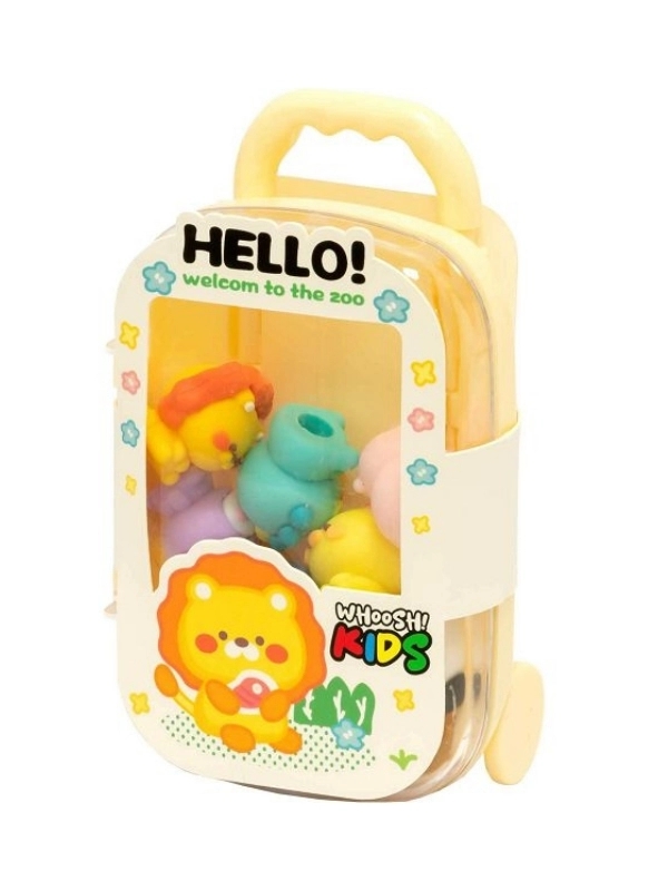 Bu-bu 3D Silgi Kalem Arkalığı Hayvanlar Seti Bavullu BUBU-SLG009