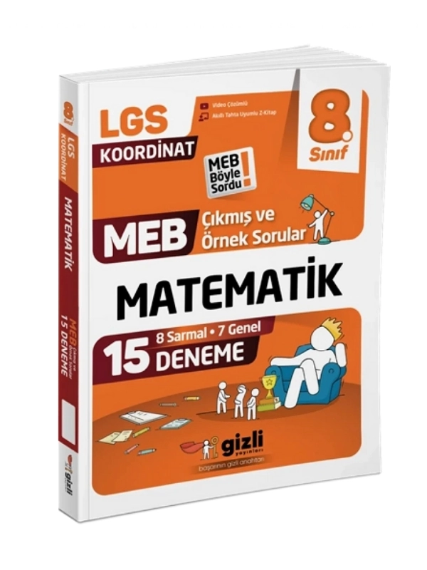 Gizli Yayınları Lgs Meb Çıkmış ve Örnek Sorular Matematik 15’li Deneme - Meb Böyle Sordu