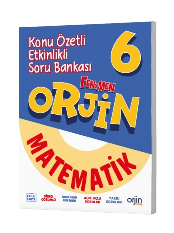 Orjin 6. Sınıf Matematik Konu Özetli Etkinlikli Soru Bankası