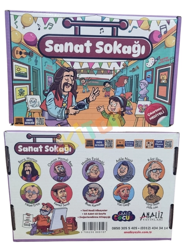 Analiz Yayınları Sanat Sokağı 10’lu Hikaye Seti ve Değerlendirme Kitapçığı