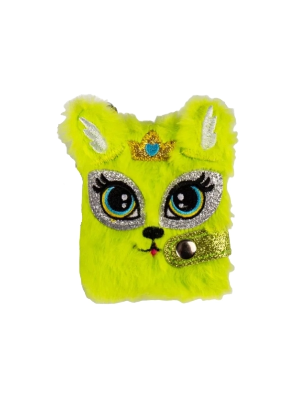 Lilamor Defter Peluş Mini Anahtarlık 8x10cm Sevimli Defterler Yeşil