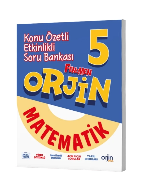 Orjin 5. Sınıf Matematik Konu Anlatımlı Etkinlikli Soru Bankası